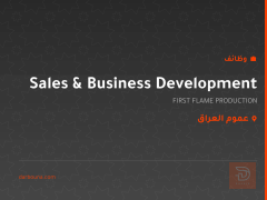 Sales & Business Development — عموم العراق