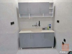 سنك وملحق خشب MDF قياس متر ونص للبيع في كربلاء المقدسة