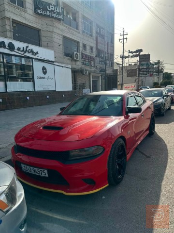 دوج جارجر ارتي 2018 لون احمر للبيع في بغداد