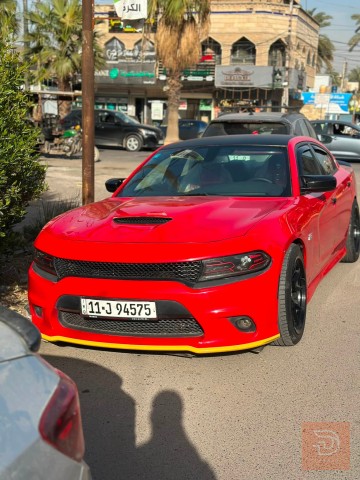 دوج جارجر ارتي 2018 لون احمر للبيع في بغداد