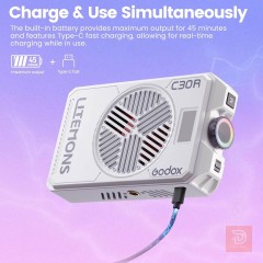 كشاف Godox Litemons C30R إضاءة LED ملونة جديد للبيع في بغداد