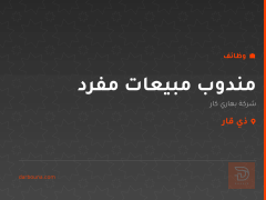 مندوب مبيعات مفرد — ذي قار
