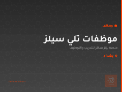 موظفات تلي سيلز — منصة بزنز سكلز — بغداد