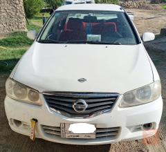 نيسان صني بيضاء موديل 2002 للبيع في الأنبار