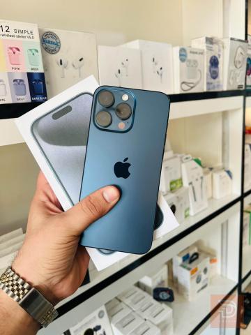 Apple iPhone 15 pro max نيلي للبيع في بغداد