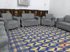 تخم 10 مقاعد خشب بلوك اسود مستعمل للبيع في كربلاء المقدسة
