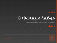 موظفة مبيعات B2B — بغداد