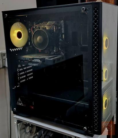كيس كيمنك بمواصفات RTX 3050 black للبيع في نينوى