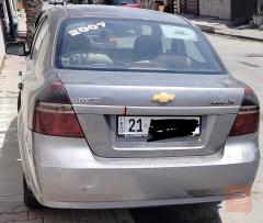 شيفروليه افيو موديل 2007 خليجي مستعمل للايجار في كركوك