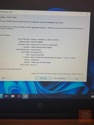 لابتوب hp pro book 645 g1 مستعمل للبيع في بغداد