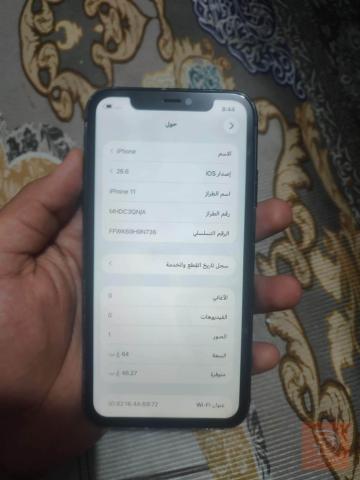ابل ايفون 11 العادي مستبدل شاشة وبطارية مستعمل للبيع في البصرة