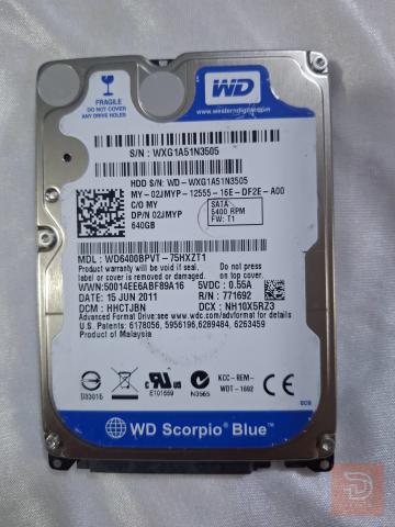 هارد HDD 640 جيجا للبيع في بغداد