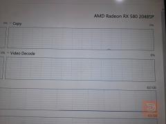 كارت شاشة RX 580 حجم 8 جيجا مستعمل للبيع في بغداد