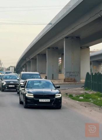 دودج جارجر موديل 18 حادث خلفي للبيع في بغداد