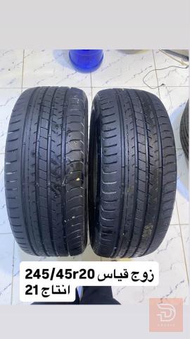 تايرات قياس 245/45r20 عدد 5 2021 للبيع في بغداد