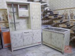 كاونتر ألمنيوم 3 قطع نظيف جدا مستعمل للبيع في بغداد