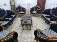 تخم زان ملكي 10 مقاعد مع طاولات أسود للبيع في بغداد