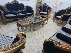 تخم زان ملكي 10 مقاعد مع طاولات أسود للبيع في بغداد