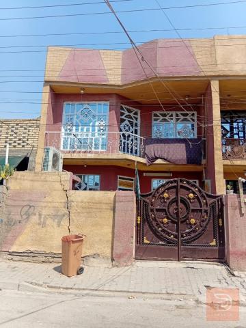 بيت طابقين مساحة 100 متر للبيع في بغداد