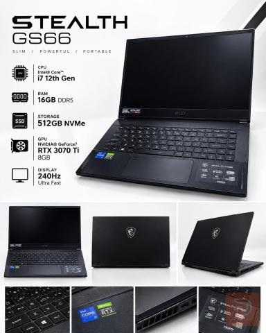 لابتوب MSI STEALTH GS66 جديد للبيع في نينوى