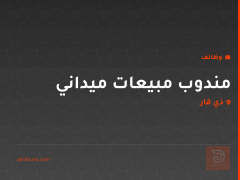مندوب مبيعات ميداني — ذي قار