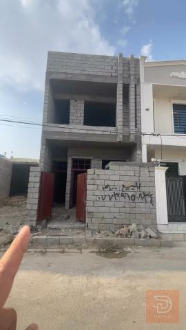 هيكل بيت طابقين 100 متر للبيع في ديالى
