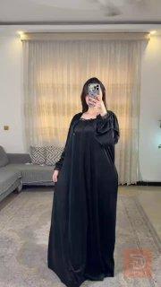 دشداشة او فستان نسائي مخمل فري سايز حد ٩٠ كيلو للبيع في عموم العراق