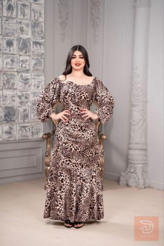 فستان نسائي كلوش مخمل فرنسي فري سايز لحد 90 كيلو للبيع في عموم العراق