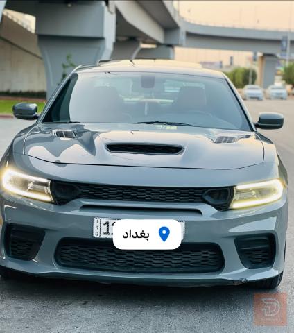 دوج جارجر 2018 لون سمنتي للبيع في بغداد