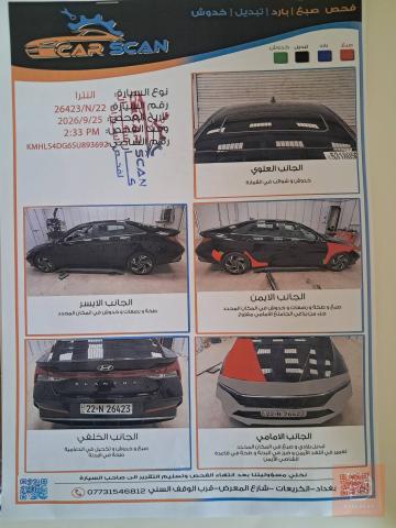 هيونداي النترا 2025 وارد أمريكي للبيع في بغداد