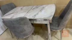 ميز طعام ٤ كراسي تركي mdf مستعمل للبيع في بغداد