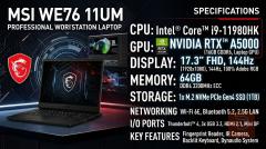 MSI WE76 Workstation للبيع في بغداد