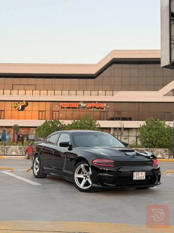 دوج جارجر GT لون اسود رأسية للبيع في ديالى