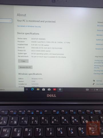 لابتوب دل 7480 بمواصفات جيل سابع مستعمل للبيع في بغداد