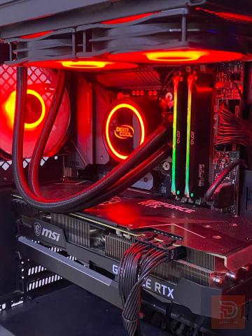 كيس ألعاب MSI RTX 3080 مستعمل للبيع في بغداد