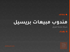مندوب مبيعات بريسيل — بغداد