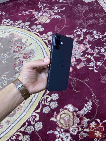 ايفون 16 بلص اسود مستعمل للبيع في النجف الأشرف