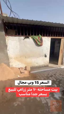 بيت مساحة 70 متر زراعي للبيع في بغداد