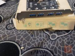 كارت توسعة PCIe إلى 4 منافذ USB 3.0 للبيع في نينوى