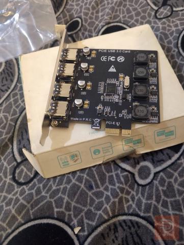 كارت توسعة PCIe إلى 4 منافذ USB 3.0 للبيع في نينوى