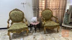 تخم دمياطي 7 مقاعد مع طاولات للبيع في بغداد