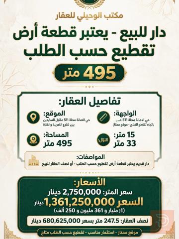 دار في حي الامانة 52.5 للبيع في بغداد