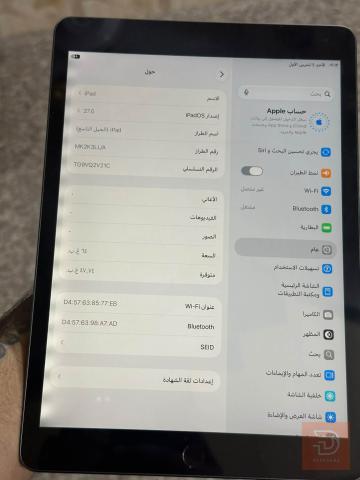 ايباد ابل 9 ذاكرة 64 مستعمل للبيع في بغداد