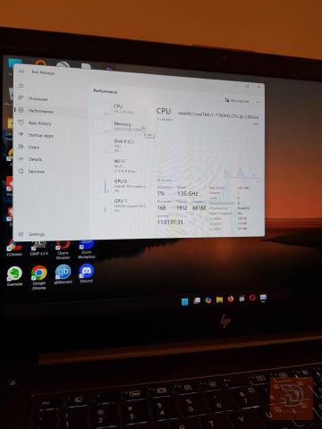 لابتوب Hp ZBook بمواصفات i7 و 32GB رام مستعمل للبيع في بغداد