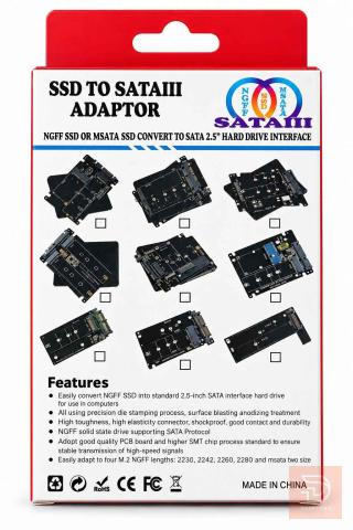 محول SSD to SATA III 2.5 بوصة للبيع في بغداد