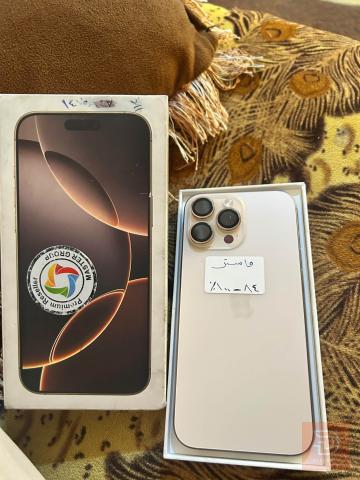 iPhone 16 pro max نظيف ومكفول جديد للبيع في النجف الأشرف