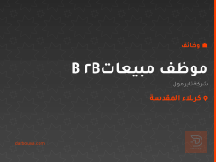 موظف مبيعات B2B — شركة تاير مول — كربلاء المقدسة