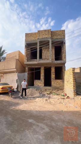 هيكل بناء حديث طابقين 100 م طابو زراعي للبيع في بابل