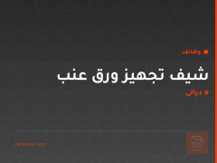 شيف تجهيز ورق عنب — ديالى