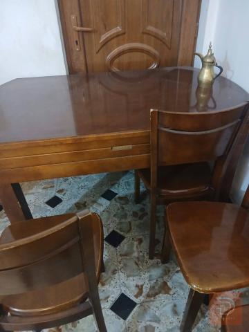 ميز طعام ٤ كراسي صاج جديد للبيع في بغداد